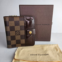 Load image into Gallery viewer, Authentic Damier Ebene Compact Zippy
