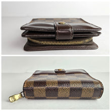 Load image into Gallery viewer, Authentic Damier Ebene Compact Zippy