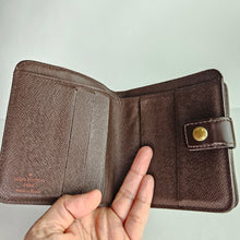 Load image into Gallery viewer, Authentic Damier Ebene Compact Zippy