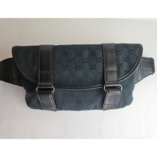 Load image into Gallery viewer, Authentic G G Bum Bag Black