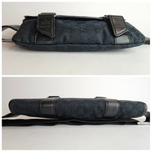 Load image into Gallery viewer, Authentic G G Bum Bag Black