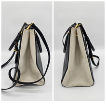 Load image into Gallery viewer, Authentic PradaSaffiano Tote Bag Black white