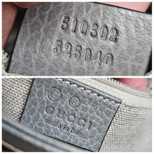 Load image into Gallery viewer, Authentic G G Interlocking G Shoulder Bag Gray