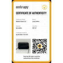 Load image into Gallery viewer, Authentic Epi Leather Clery Black