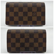 Load image into Gallery viewer, Authentic Damier Ebene Porte Monnaie Tresor