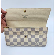 Load image into Gallery viewer, Authentic Damier Azur Sarah Wallet