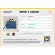 Load image into Gallery viewer, Authentic G G Marmont Tote Blue Leather