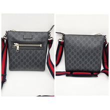 Load image into Gallery viewer, Authentic G G Plus/G G Supreme Shoulder Bag Dark Gray