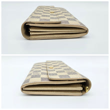 Load image into Gallery viewer, Authentic Damier Azur Sarah Wallet