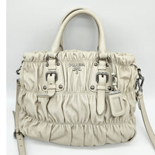 Load image into Gallery viewer, Authentic PradaGathered off white
