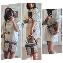 Load image into Gallery viewer, Authentic G G Ophidia Shoulder Bag Black