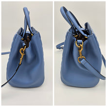 Load image into Gallery viewer, Authentic G G Marmont Tote Blue Leather