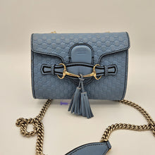 Load image into Gallery viewer, Authentic G G Emily Shoulder Bag Blue