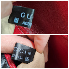 Load image into Gallery viewer, Authentic G G Marmont Top Handle Black Red