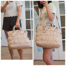 Load image into Gallery viewer, Authentic PradaGathered Beige