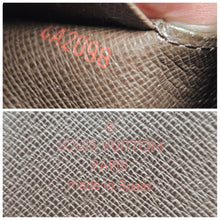 Load image into Gallery viewer, Authentic Damier Ebene Porte Monnaie Tresor