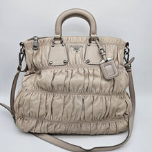 Load image into Gallery viewer, Authentic PradaGathered Beige