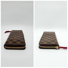 Load image into Gallery viewer, Authentic Damier Ebene Clmence Wallet