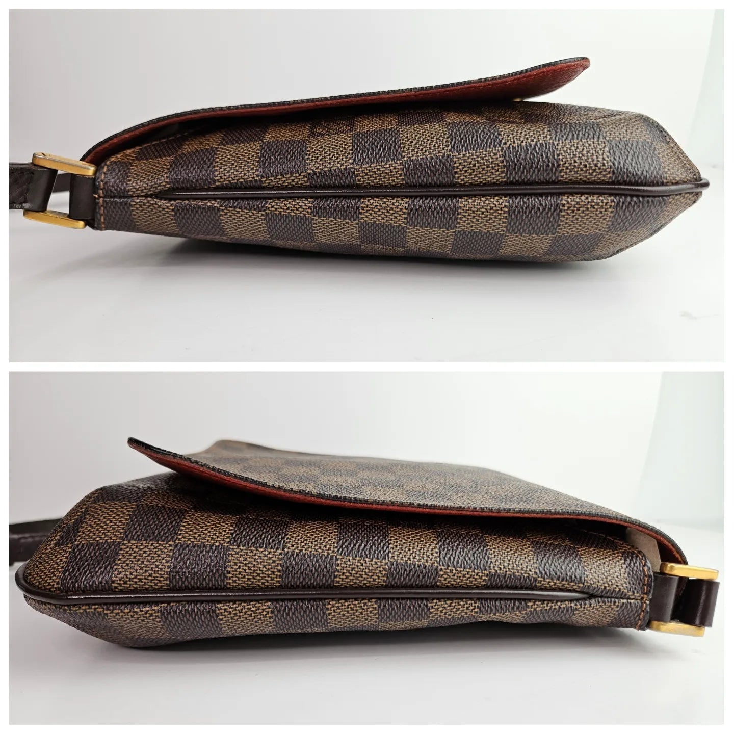 Authentic Louis Vuitton Damier Ebene Musette GM Messenger Bag – Paris  Station Shop