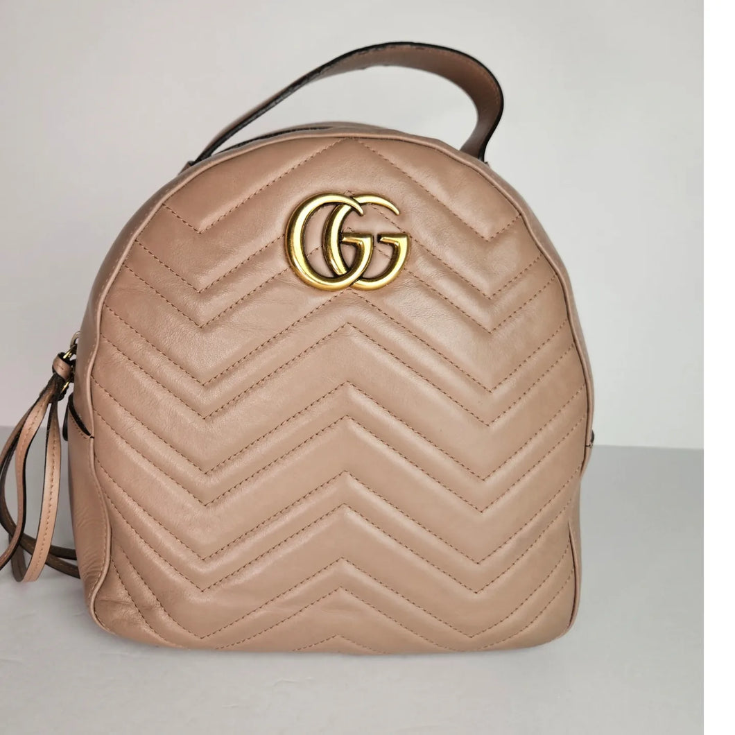 Authentic  G G Marmont Backpack