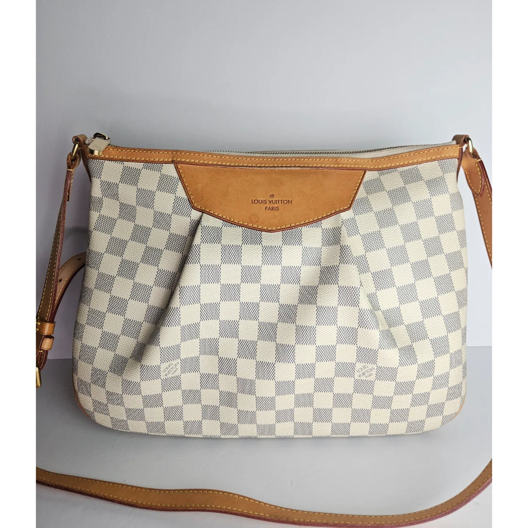 Authentic Damier Azur Siracusa MM