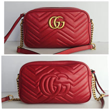 Load image into Gallery viewer, Authentic G G Marmont Red Shoulder  Bag
