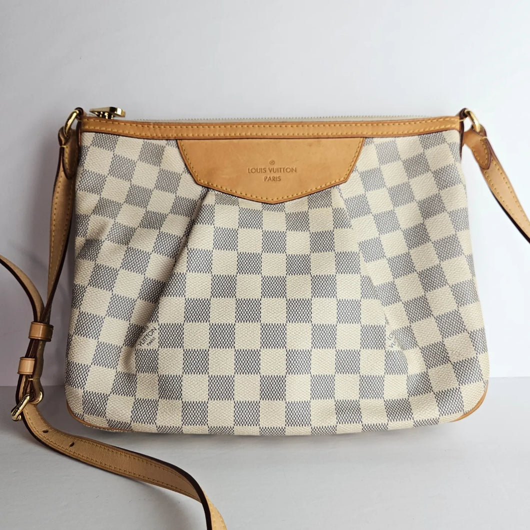 Authentic Damier Azur Siracusa PM