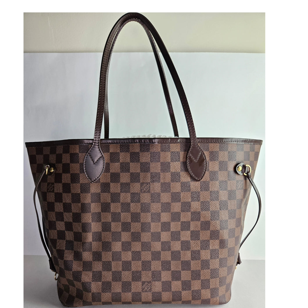 Authentic Damier Ebene Neverfull MM