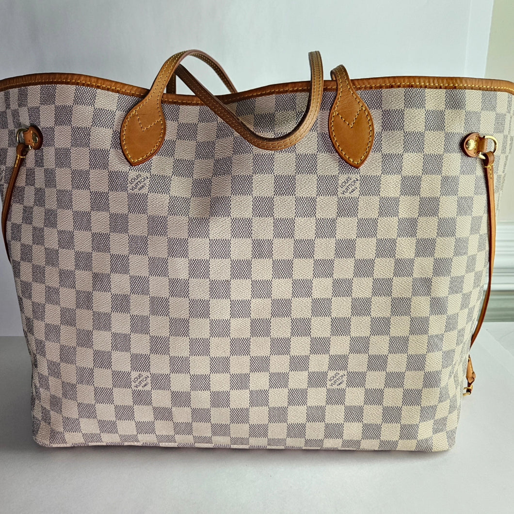 Authentic Damier Azur Neverfull GM