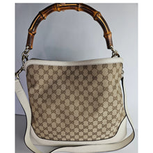 Load image into Gallery viewer, Authentic G G Pattern Bamboo Handbag
