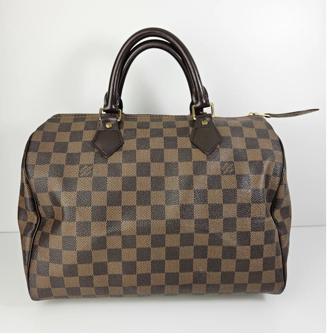 Authentic Damier Ebene Speedy 30