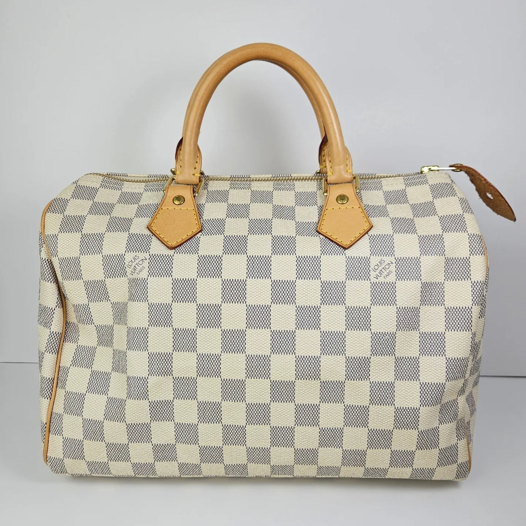 Authentic Damier Azur Speedy 30