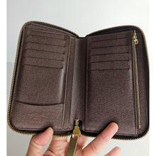 Load image into Gallery viewer, Authentic Damier Ebene Zippy Compact Wallet
