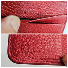 Load image into Gallery viewer, Authentic G G Bifold Wallet Red
