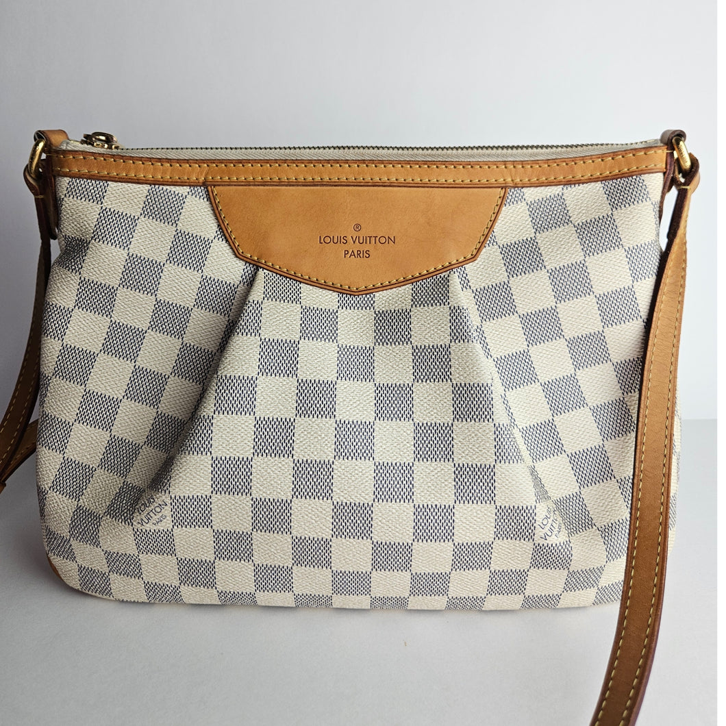 Authentic Damier Azur Siracusa PM