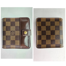 Load image into Gallery viewer, Authentic Damier Ebene Compact Zippy
