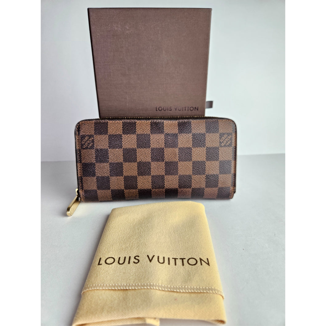 Authentic Damier Ebene Zippy Wallet