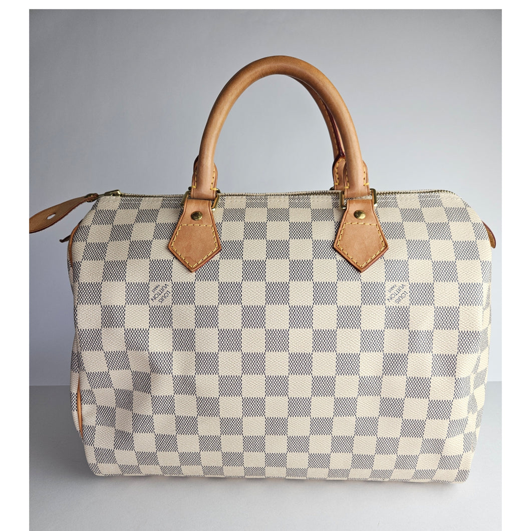 Authentic Damier Azur Speedy30