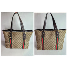 Load image into Gallery viewer, Authentic G G Sherry web Tote
