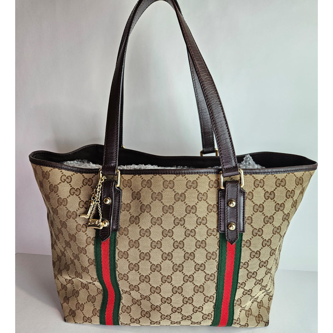 Authentic G G Sherry web Tote