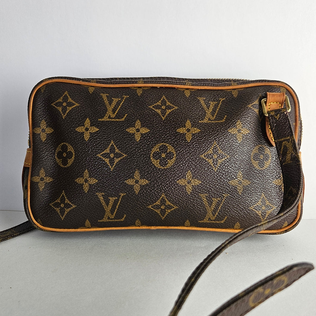 Authentic Pochette Marly Bandouliere