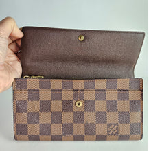 Load image into Gallery viewer, Authentic Damier Ebene Sarah Wallet
