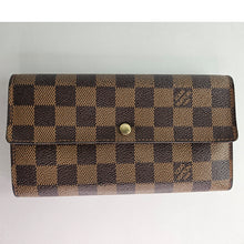 Load image into Gallery viewer, Authentic Damier Ebene Sarah Wallet
