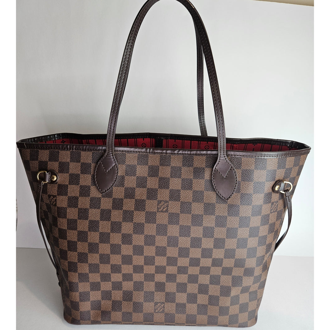 Authentic Damier Ebene Neverfull MM