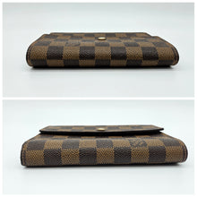 Load image into Gallery viewer, Authentic Damier Ebene Porte Tresor Etui Papier Wallet
