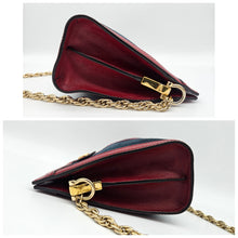 Load image into Gallery viewer, Authentic G G Ophidia Shoulder Bag Navy Blue
