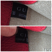 Load image into Gallery viewer, Authentic G G Interlocking G Shoulder Bag Red
