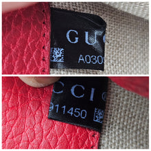 Load image into Gallery viewer, Authentic G G Interlocking G Shoulder Bag Red
