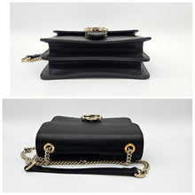 Load image into Gallery viewer, Authentic  G G Interlocking G Shoulder Bag Black
