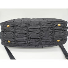 Load image into Gallery viewer, Authentic PradaGathered Black Handbag
